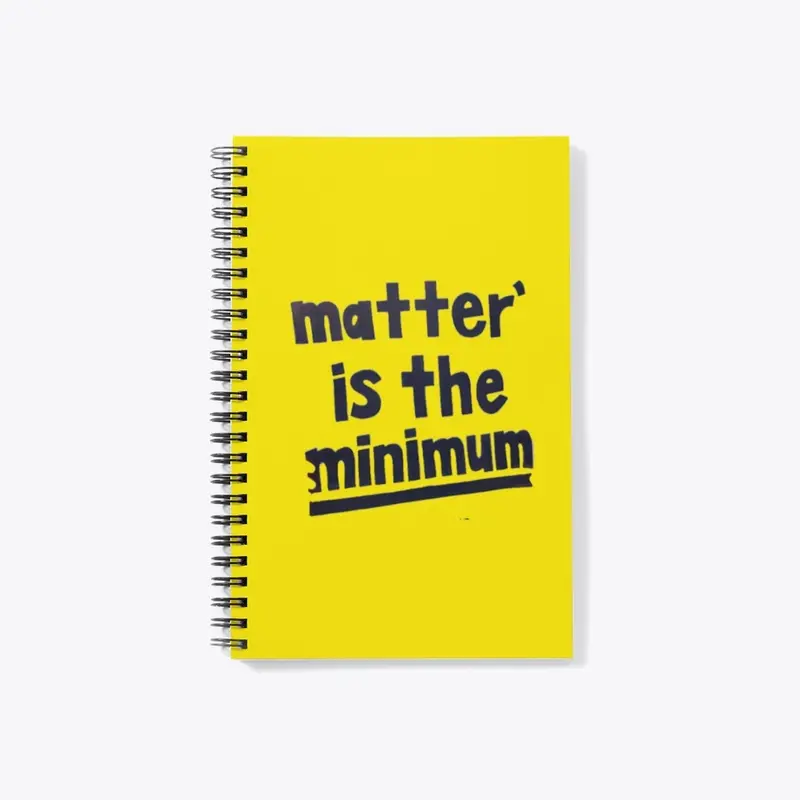 The minimum notebook 